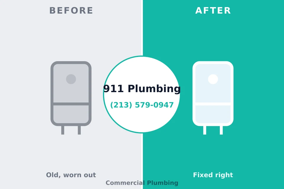 Before and after: plumbing company Tenino, WA